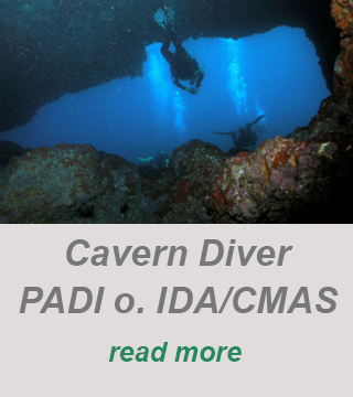 tauchen lernen-cavern diver-privater tauchkurs